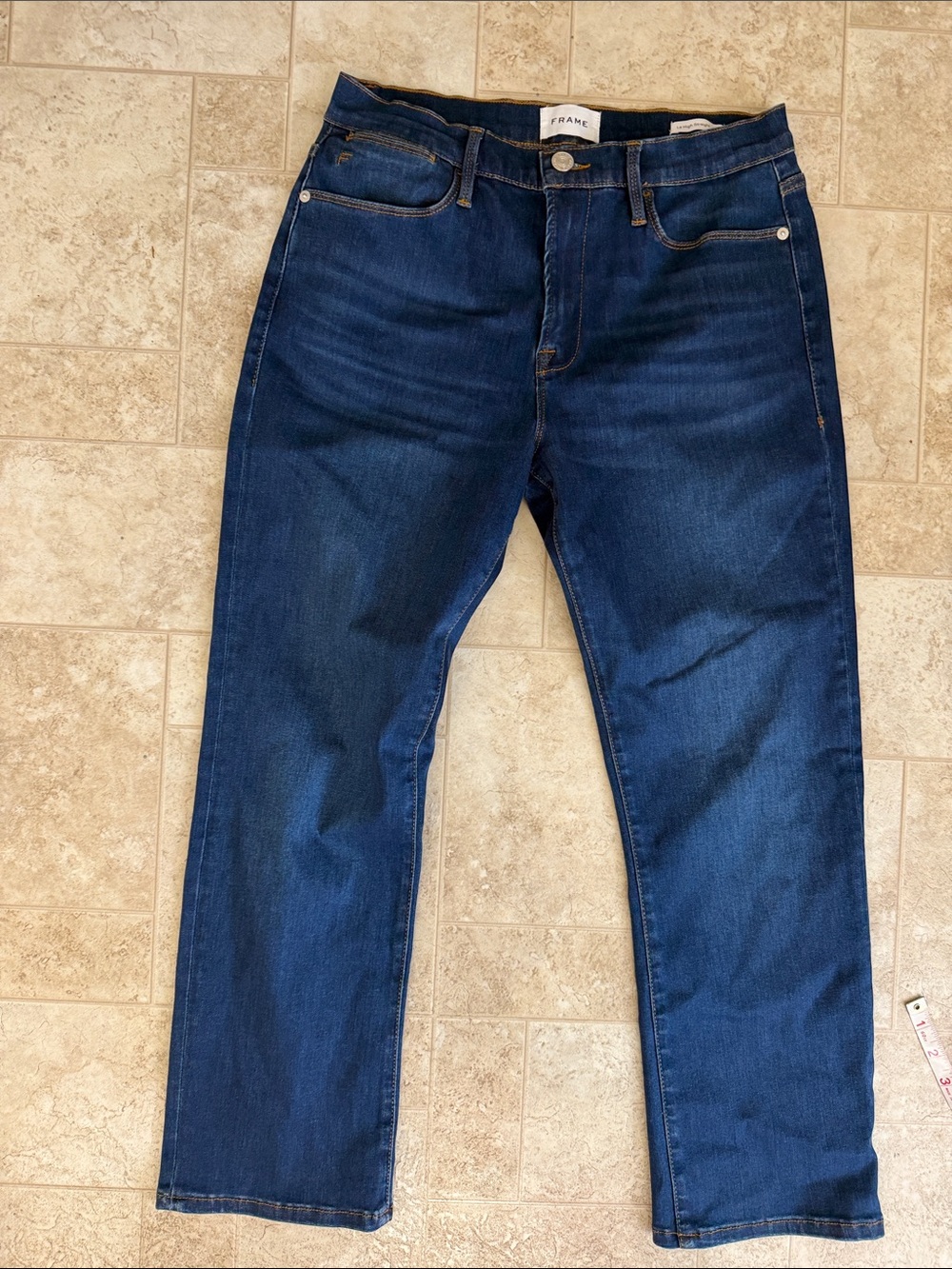 Frame Denim Women's Indigo Straight Jeans